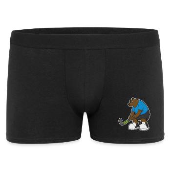 Hockey sur gazon Bear Stick - Boxer Homme - noir - Devant