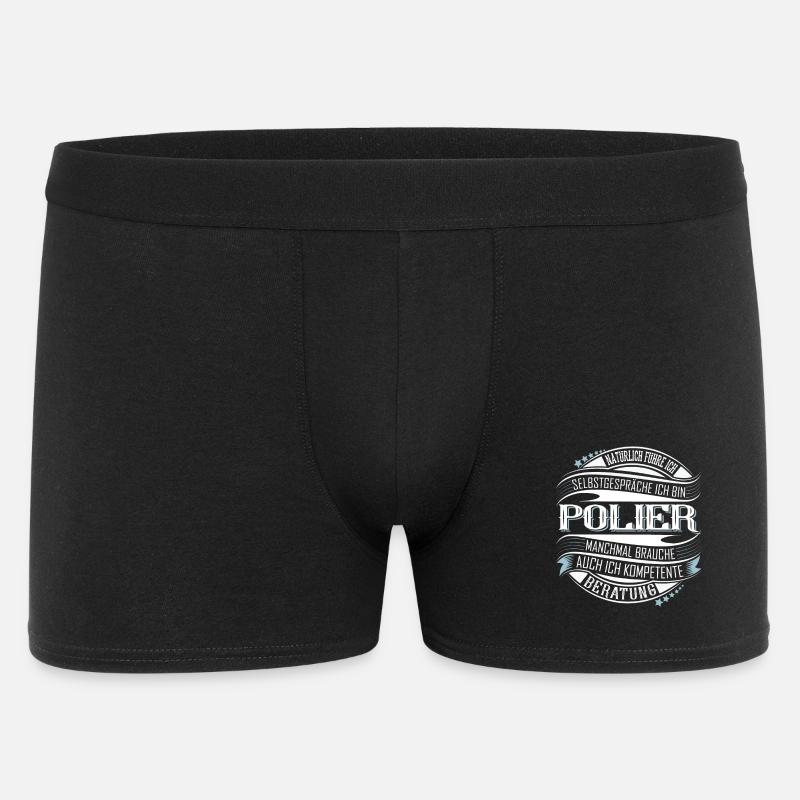 Polier - Männer Boxer Shorts - Schwarz