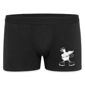 Duck Tennis Racket - Men's Boxer Shorts - black - Front