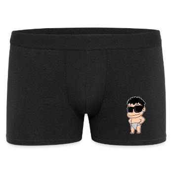Cool Baby - Männer Boxer Shorts - Schwarz - Vorne
