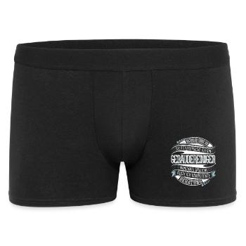 Gebäudereiniger - Männer Boxer Shorts - Schwarz - Vorne