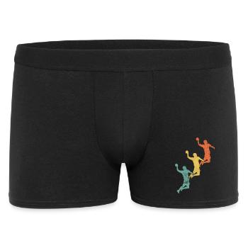 Handball Handballspieler - Männer Boxer Shorts - Schwarz - Vorne