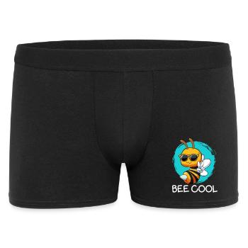 Bee Cool Bee with Sunglasses - Men's Boxer Shorts - black - Front