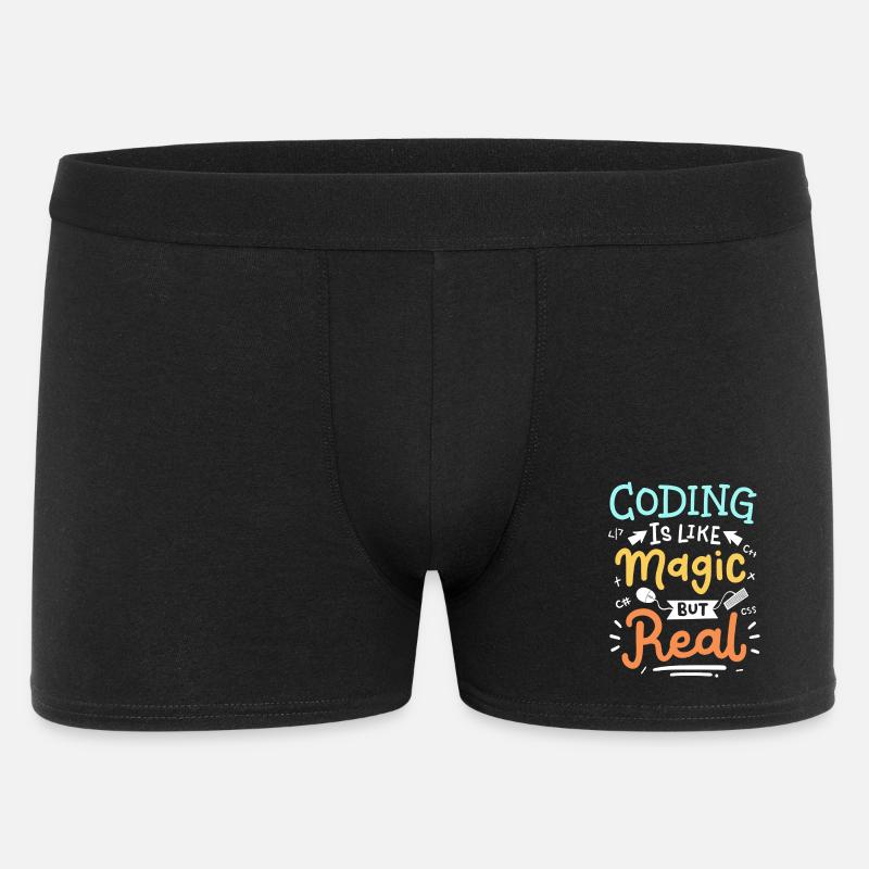 Codierung Programmierung - Männer Boxer Shorts - Schwarz