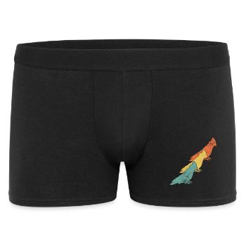 Nymphensittiche Vogel - Männer Boxer Shorts - Schwarz - Vorne