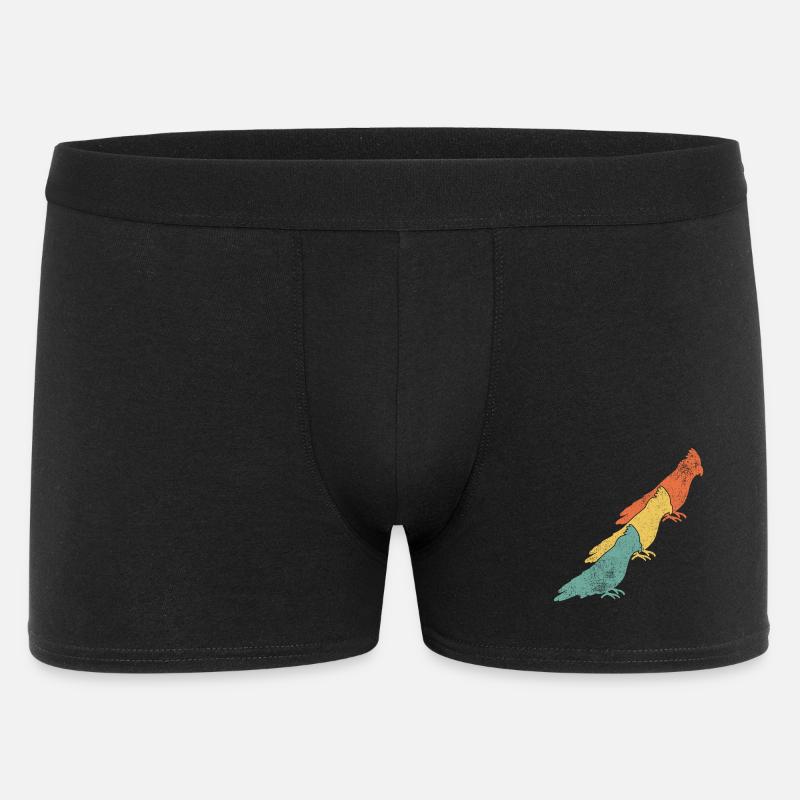 Nymphensittiche Vogel - Männer Boxer Shorts - Schwarz