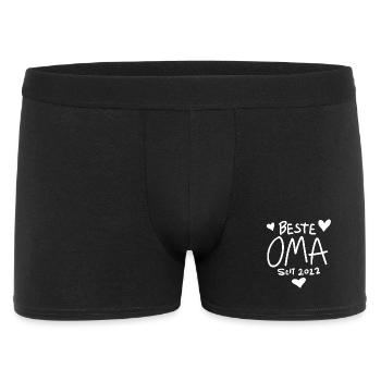 Oma 2022 - Werdende Oma 2022 - Männer Boxer Shorts - Schwarz - Vorne