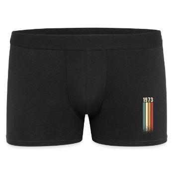 1973 Année de naissance Année de construction Anniversaire Rétro Vintage - Boxer Homme - noir - Devant