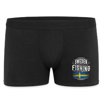 Suède Pêche Pêcheur Pêcheur - Boxer Homme - noir - Devant