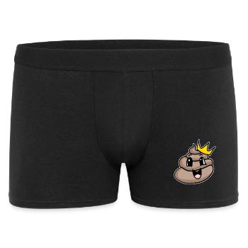 Roi du caca - Boxer Homme - noir - Devant