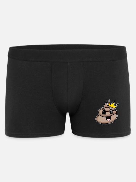 Poop King - Men's Boxer Shorts - black