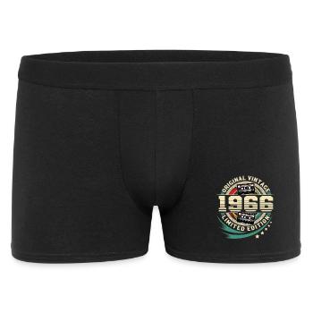 1966 Année de naissance Millésime Année de construction Anniversaire - Boxer Homme - noir - Devant