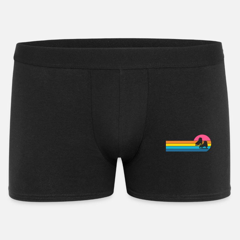 Schlittschuh - Männer Boxer Shorts - Schwarz