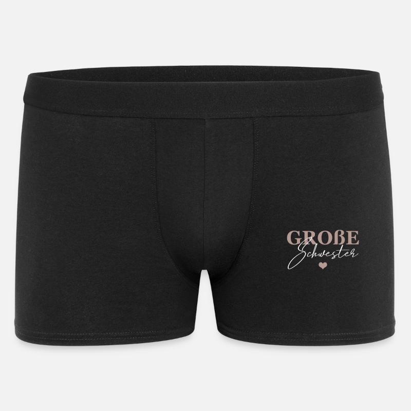 Große Schwester - Männer Boxer Shorts - Schwarz