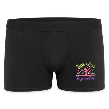Gymnastik Turnerin - Männer Boxer Shorts - Schwarz - Vorne
