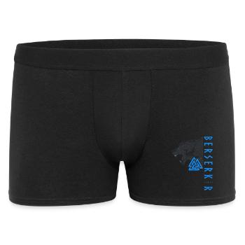Berserkir Bär Norse Paganism Wikinger Wotansknoten - Männer Boxer Shorts - Schwarz - Vorne