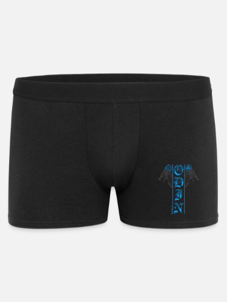 Wölfe Odin Geri Freki Vegvisir Wotansknoten Wolf - Männer Boxer Shorts - Schwarz