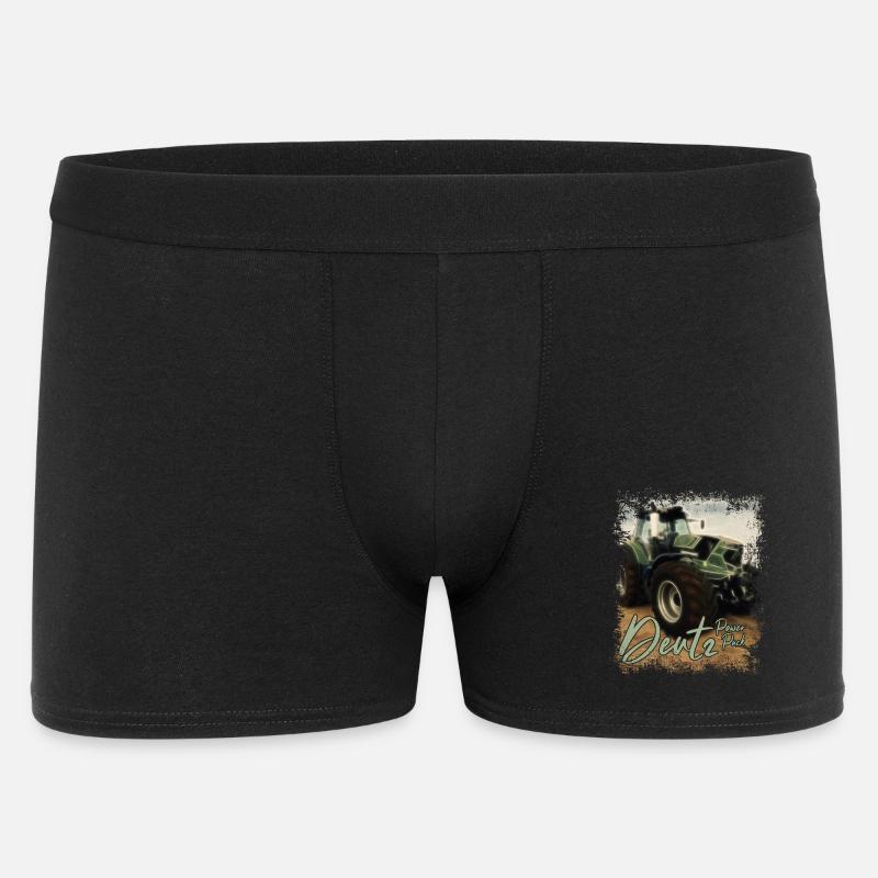 Deutz Traktor Kraftpaket - Traktor Power Pack - Männer Boxer Shorts - Schwarz