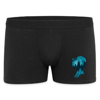 Climate Change Environmental Protection Bear - Men's Boxer Shorts - black - Front