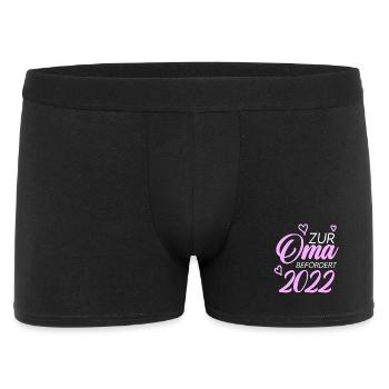 Oma 2022 - Männer Boxer Shorts - Schwarz - Vorne