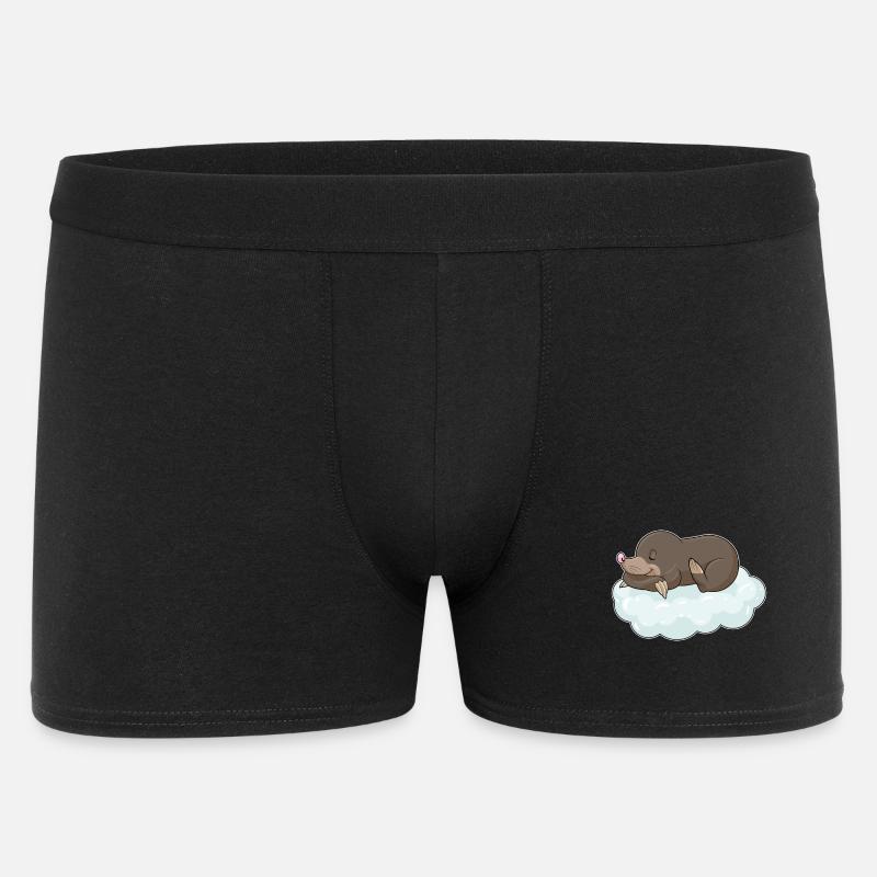 Taupe sur les nuages - Boxer Homme - noir