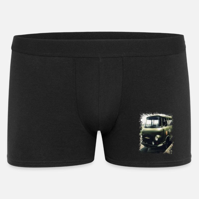 Barkas - NVA - GDR - Transporter - Men's Boxer Shorts - black