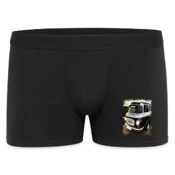 Barkas | GDR | Transporter | Ostalgia - Men's Boxer Shorts - black - Front