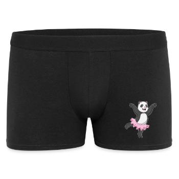 Panda Ballerina Ballet Dance - Men's Boxer Shorts - black - Front