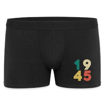 Jahrgang 1945 Rétro Vintage - Boxer Homme - noir - Devant