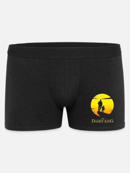 The Daddy King - Daddy Parody Humor - Men's Boxer Shorts - black