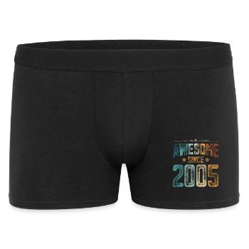 2005 Born Birthday Year of birth - Men's Boxer Shorts - black - Front