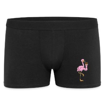 Flamingo Muffin - Men's Boxer Shorts - black - Front