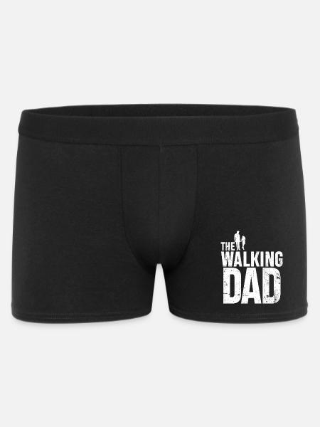 Walking Dad Parody Silhouette - Men's Boxer Shorts - black