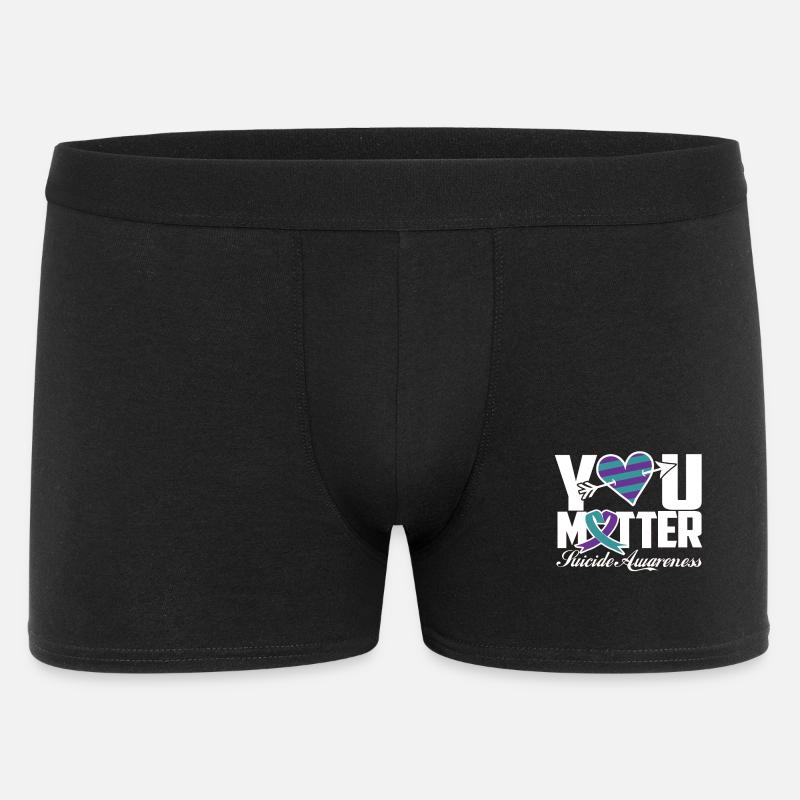 Suicide Awareness You Matter - Männer Boxer Shorts - Schwarz