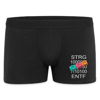 Computer Nerd - Männer Boxer Shorts - Schwarz - Vorne