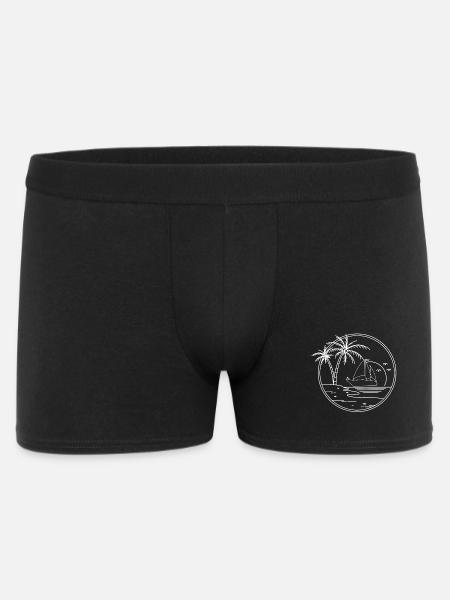 Sailboat Sailing Sailor - Men's Boxer Shorts - black