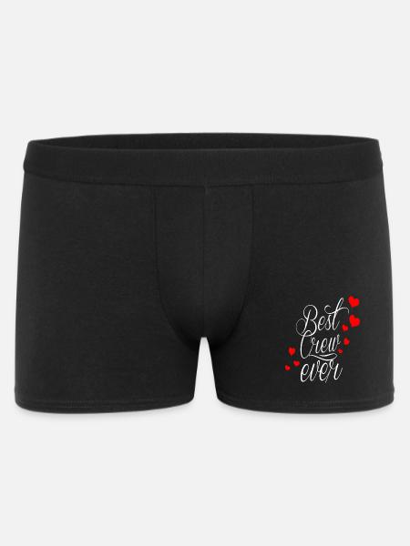 best crew ever! - Men's Boxer Shorts - black