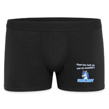 Fabelhafter Abschied - Männer Boxer Shorts - Schwarz - Vorne