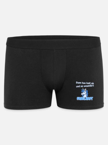 Fabelhafter Abschied - Männer Boxer Shorts - Schwarz
