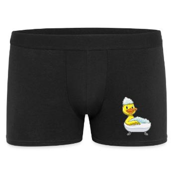 Duck Bathing Bathtub - Men's Boxer Shorts - black - Front
