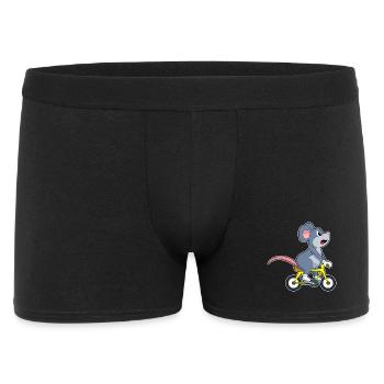 Mouse Bike - Men's Boxer Shorts - black - Front