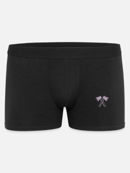 Axe Axes Lumberjack Forester - Men's Boxer Shorts - black