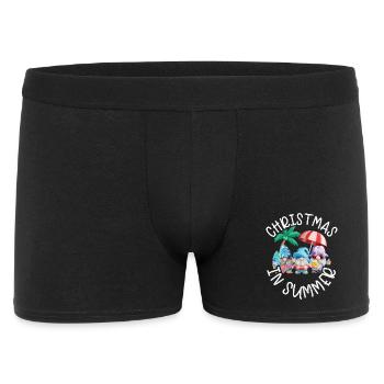 Wichtel Christmas In Summer Tropical - Men's Boxer Shorts - black - Front