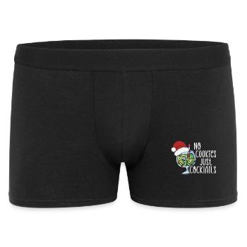 Christmas Cocktail No Cookies Tropical - Men's Boxer Shorts - black - Front