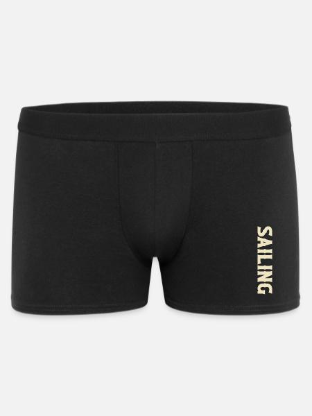 Sailing Sailor Sailboat - Men's Boxer Shorts - black