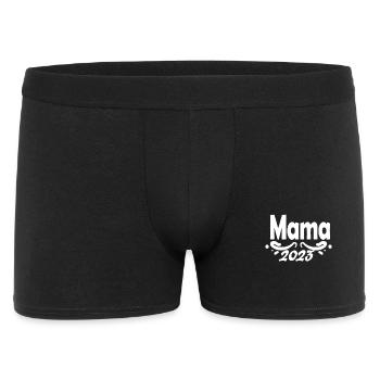 Mama 2023 - Männer Boxer Shorts - Schwarz - Vorne