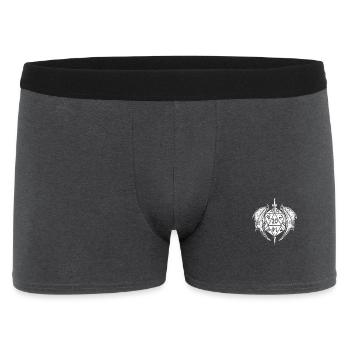 pen and paper dm würfel - Männer Boxer Shorts - Anthrazit - Vorne