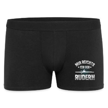 Rudern Ruderer Ruderboot - Männer Boxer Shorts - Schwarz - Vorne