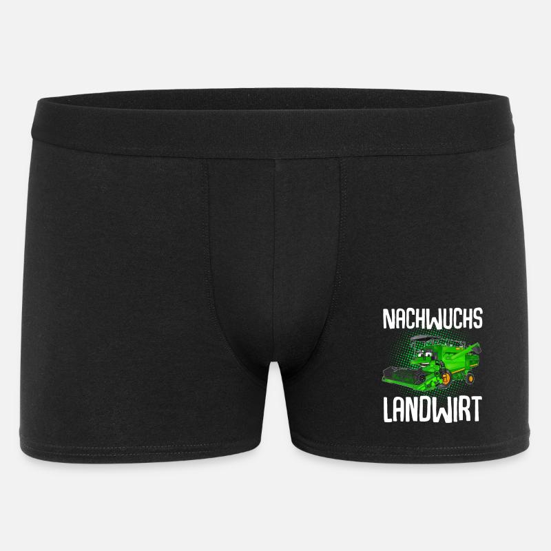 Nachwuchs Landwirt - Männer Boxer Shorts - Schwarz