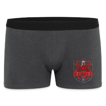 Calisthenics Club Superhero Motivational Design - Men's Boxer Shorts - charcoal grey - Front